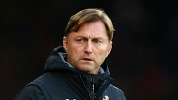 SOUTHAMPTON, ENGLAND - JANUARY 19: Ralph Hasenhuettl, Manager of Southampton looks on prior to the Premier League match between Southampton FC and Everton FC at St Mary's Stadium on January 19, 2019 in Southampton, United Kingdom. (Photo by Jordan Mansfield/Getty Images)