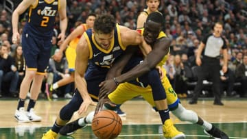 Bucks center Thon Maker, who should be a Houston Rockets trade target (Photo by Stacy Revere/Getty Images)