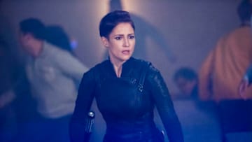 Supergirl -- "Back From The Future Ð Part One" -- Image Number: SPG511B_0362b.jpg -- Pictured: Chyler Leigh as Alex Danvers -- Photo: Dean Buscher/The CW -- © 2020 The CW Network, LLC. All rights reserved.