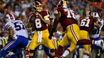 LANDOVER, MD - AUGUST 26: Quarterback Kirk Cousins