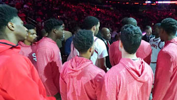 NEW YORK, NY - FEBRUARY 17: Head coach Mike Anderson of the St. John's basketball team talks to his team just prior to their Big East Conference game against the Xavier Musketeers at Madison Square Garden on February 17, 2020 in New York City. (Photo by Porter Binks/Getty Images)