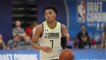 Jalen Lecque during the NBA draft combine on Thursday, May 16, 2019 at the Quest Multisport Complex in Chicago, Ill. (Brian Cassella/Chicago Tribune/TNS via Getty Images)