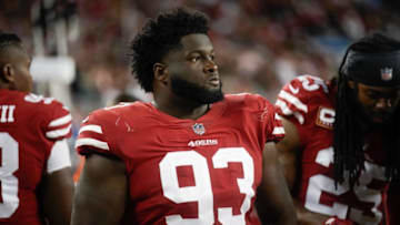 San Francisco 49ers defensive tackle D.J. Jones (93) Mandatory Credit: Stan Szeto-USA TODAY Sports