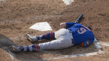 Brandon Nimmo, New York Mets. (Photo by Mitchell Leff/Getty Images)