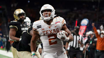 Roschon Johnson, Texas Football Mandatory Credit: Kirby Lee-USA TODAY Sports