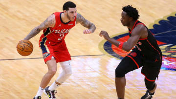 Lonzo Ball of the New Orleans Pelicans (Photo by Jonathan Bachman/Getty Images)