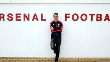 ST ALBANS, ENGLAND - MAY 20: Arsenal new signing Granit Xhaka at London Colney on May 20, 2016 in St Albans, England. (Photo by Stuart MacFarlane/Arsenal FC via Getty Images)