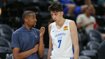 Kameron Woods Summer League head coach of the Oklahoma City Thunder (Photo by Chris Gardner/Getty Images)