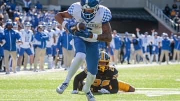 Kentucky Wildcats wide receiver Dane Key (Credit: William Purnell-USA TODAY Sports)