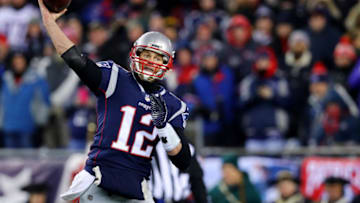FOXBOROUGH, MA - JANUARY 13: Tom Brady