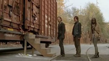 Terminus-traincar-walking-dead. AMC