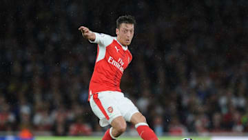LONDON, ENGLAND - MAY 16: Mesut Ozil of Arsenal during the Premier League match between Arsenal and Sunderland at Emirates Stadium on May 16, 2017 in London, England. (Photo by David Price/Arsenal FC via Getty Images)