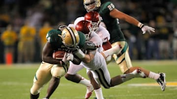 WACO, TX - NOVEMBER 19: Terrance Ganaway #24 of the Baylor Bears runs during a game against the Oklahoma Sooners at Floyd Casey Stadium on November 19, 2011 in Waco, Texas. (Photo by Sarah Glenn/Getty Images)