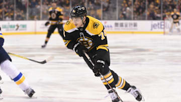 BOSTON, MA - FEBRUARY 1: Jake DeBrusk