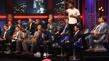 THE BACHELORETTE - "The Men Tell All" - It's an exciting, unpredictable reunion viewers won't want to miss as the most memorable bachelors from this season - including Adam, Alex, Dean, DeMario, Fred, Iggy, Jack Stone, Jonathan, Josiah, Kenny, Lee, Lucas, Matt and Will - return to confront each other and Rachel one last time on national television to dish the dirt and tell their side of the story. A look back at the most memorable moments in "The Bachelorette: The Men Tell All" history is presented. Finally, as the clock ticks down on Rachel's journey to find love, an up-close-and-personal look at her final three guys, on "The Bachelorette: The Men Tell All," MONDAY, JULY 31 (8:00-10:01 p.m. EDT), on The ABC Television Network. (ABC/Paul Hebert)DEAN, JAMEY, ADAM, KENNETH, KENNY, BRADY, IGGY, MATTHEW, WILL, ANTHONY, LUCAS, DEMARIO, JACK, ALEX, JONATHAN