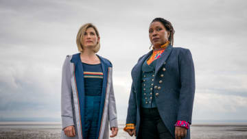 Jodie Whittaker as The Doctor, Jo Martin as Ruth Clayton - Doctor Who _ Season 12, Episode 5 - Photo Credit: Ben Blackall/BBC Studios/BBC America