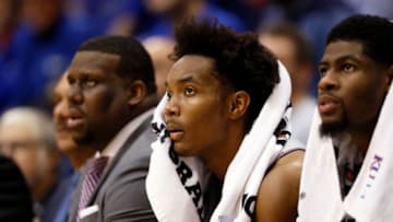 LAWRENCE, KS - NOVEMBER 28: Devonte' Graham