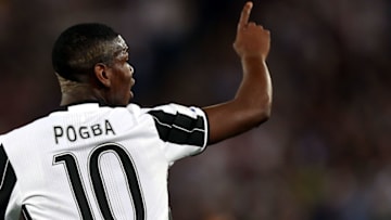 ROME, ITALY - MAY 21: Paul Pogba of Juventus FC reacts during the TIM Cup match between AC Milan and Juventus FC at Stadio Olimpico on May 21, 2016 in Rome, Italy. (Photo by Gabriele Maltinti/Getty Images)