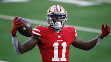 San Francisco 49ers rookie wide receiver Brandon Aiyuk (Photo by Tim Heitman-USA TODAY Sports)