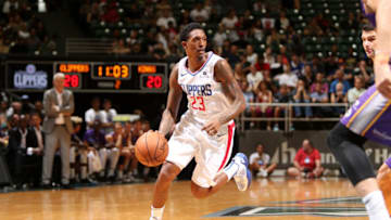 HONOLULU, HI - SEPTEMBER 30: Lou Williams #23 of the LA Clippers handles the ball against the Sydney Kings during a preseason game on September 30, 2018 at the Stan Sheriff Center in Honolulu, Hawaii. NOTE TO USER: User expressly acknowledges and agrees that, by downloading and/or using this Photograph, user is consenting to the terms and conditions of the Getty Images License Agreement. Mandatory Copyright Notice: Copyright 2018 NBAE (Photo by Jay Metzger/NBAE via Getty Images)