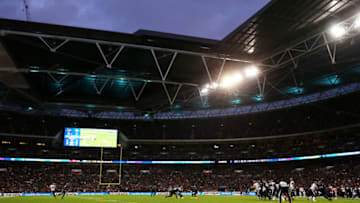 LONDON, ENGLAND - NOVEMBER 03: General view inside the stadium during the NFL match between the Houston Texans and Jacksonville Jaguars at Wembley Stadium on November 03, 2019 in London, England. (Photo by Jack Thomas/Getty Images)