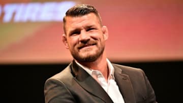 LAS VEGAS, NEVADA - JULY 05: Michael Bisping looks on as he is inducted into the UFC Hall of Fame during the UFC Hall of Fame Class of 2019 Induction Ceremony inside The Pearl at The Palms Casino Resort on July 5, 2019 in Las Vegas, Nevada. (Photo by Chris Unger/Zuffa LLC/Zuffa LLC via Getty Images)