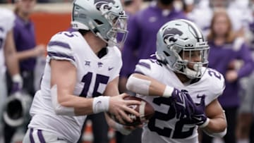 Will Howard, Deuce Vaughn, Kansas State Wildcats. (Mandatory Credit: Scott Wachter-USA TODAY Sports)