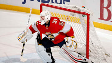 SUNRISE, FL - NOVEMBER 2: Goaltender Antti Niemi