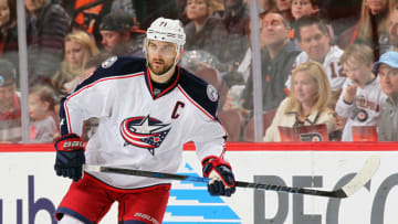 PHILADELPHIA, PA - APRIL 08: Nick Foligno