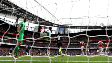 LONDON, ENGLAND - AUGUST 12: Petr Cech of Arsenal looks dejected after conceding Manchester City's first goal during the Premier League match between Arsenal FC and Manchester City at Emirates Stadium on August 12, 2018 in London, United Kingdom. (Photo by Shaun Botterill/Getty Images)