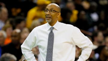 COLUMBIA, SOUTH CAROLINA - MARCH 22: Head coach Johnny Dawkins of the UCF Knights reacts against the Virginia Commonwealth Rams in the first half during the first round of the 2019 NCAA Men's Basketball Tournament at Colonial Life Arena on March 22, 2019 in Columbia, South Carolina. (Photo by Kevin C. Cox/Getty Images)