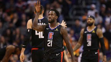 LA Clippers Patrick Beverley, Ivica Zubac, Marcus Morris (Photo by Christian Petersen/Getty Images)