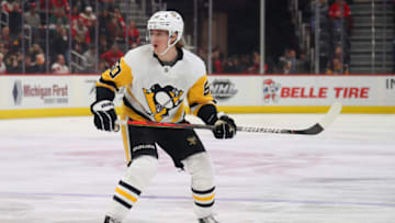 Juuso Riikola #50 of the Pittsburgh Penguins. (Photo by Gregory Shamus/Getty Images)