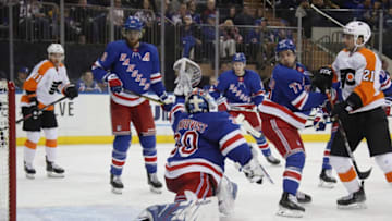Henrik Lundqvist #30 of the New York Rangers (Photo by Bruce Bennett/Getty Images)