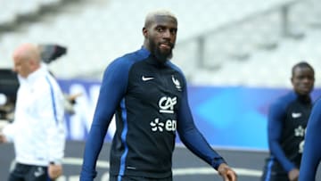 PARIS, FRANCE - MARCH 27: Tiemoue Bakayoko of France during the training session on the eve of the international friendly match between France and Spain at Stade de France on March 27, 2017 in Saint-Denis near Paris, France. (Photo by Jean Catuffe/Getty Images)