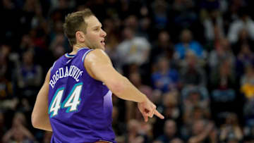 Bojan Bogdanovic, Utah Jazz. (Photo by Alex Goodlett/Getty Images)