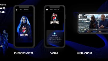 Pepsi Super Bowl LVI Halftime Show mobile app , photo provided by Pepsi