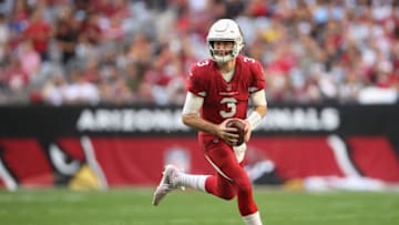 GLENDALE, ARIZONA - DECEMBER 23: Quarterback Josh Rosen #3 of the Arizona Cardinals scrambles with the football against the Los Angeles Rams during the NFL game at State Farm Stadium on December 23, 2018 in Glendale, Arizona. The Rams defeated the Cardinals 31-9. (Photo by Christian Petersen/Getty Images)