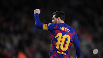 Lionel Messi of FC Barcelona. (Photo by Alex Caparros/Getty Images)