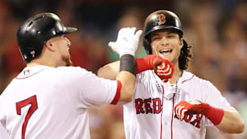 BOSTON, MA - SEPTEMBER 25: Andrew Benintendi