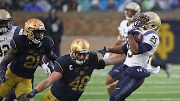 SOUTH BEND, IN - NOVEMBER 18: Jahmaal Daniel