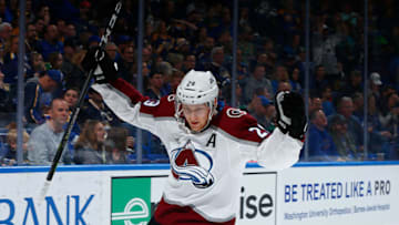 ST. LOUIS, MO - MARCH 15: Nathan MacKinnon