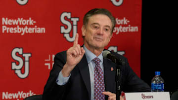 St. John's basketball head coach Rick Pitino (Photo by Porter BInks )