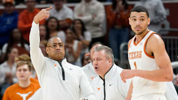 Dylan Disu, Rodney Terry, Texas basketball Mandatory Credit: Scott Wachter-USA TODAY Sports