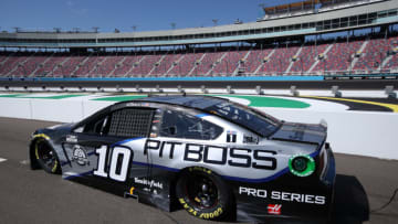 AVONDALE, ARIZONA - MARCH 14: The #10 Pit Boss Grills Ford, driven by Aric Almirola sits on the grid prior to the NASCAR Cup Series Instacart 500 at Phoenix Raceway on March 14, 2021 in Avondale, Arizona. (Photo by Sean Gardner/Getty Images)