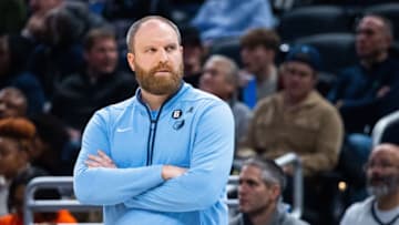 Memphis Grizzlies head coach Taylor Jenkins-Mandatory Credit: Trevor Ruszkowski-USA TODAY Sports