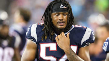 New England Patriots linebacker Dont'a Hightower (54) is a key player to watch in Week 1. Credit: Jim Dedmon-USA TODAY Sports