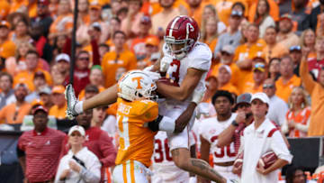 Auburn football fans condemned an Alabama fan's defense of Jermaine Burton's striking a female Tennessee fan after the Volunteers' victory October 15 Mandatory Credit: Randy Sartin-USA TODAY Sports