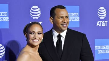 PALM SPRINGS, CALIFORNIA - JANUARY 02: (L-R) Jennifer Lopez and Alex Rodriguez attend the 31st Annual Palm Springs International Film Festival Film Awards Gala at Palm Springs Convention Center on January 02, 2020 in Palm Springs, California. (Photo by Frazer Harrison/Getty Images for Palm Springs International Film Festival)