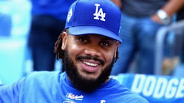 LOS ANGELES, CA - NOVEMBER 01: Kenley Jansen (Photo by Tim Bradbury/Getty Images)